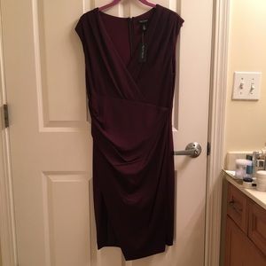 WHBM Cabernet \ Burgundy Dress